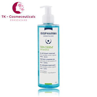 (CHÍNH HÃNG) Gel Rửa Mặt Teen Derm Gel Dành Cho Da Dầu Mụn, Nhờn, Da Mụn