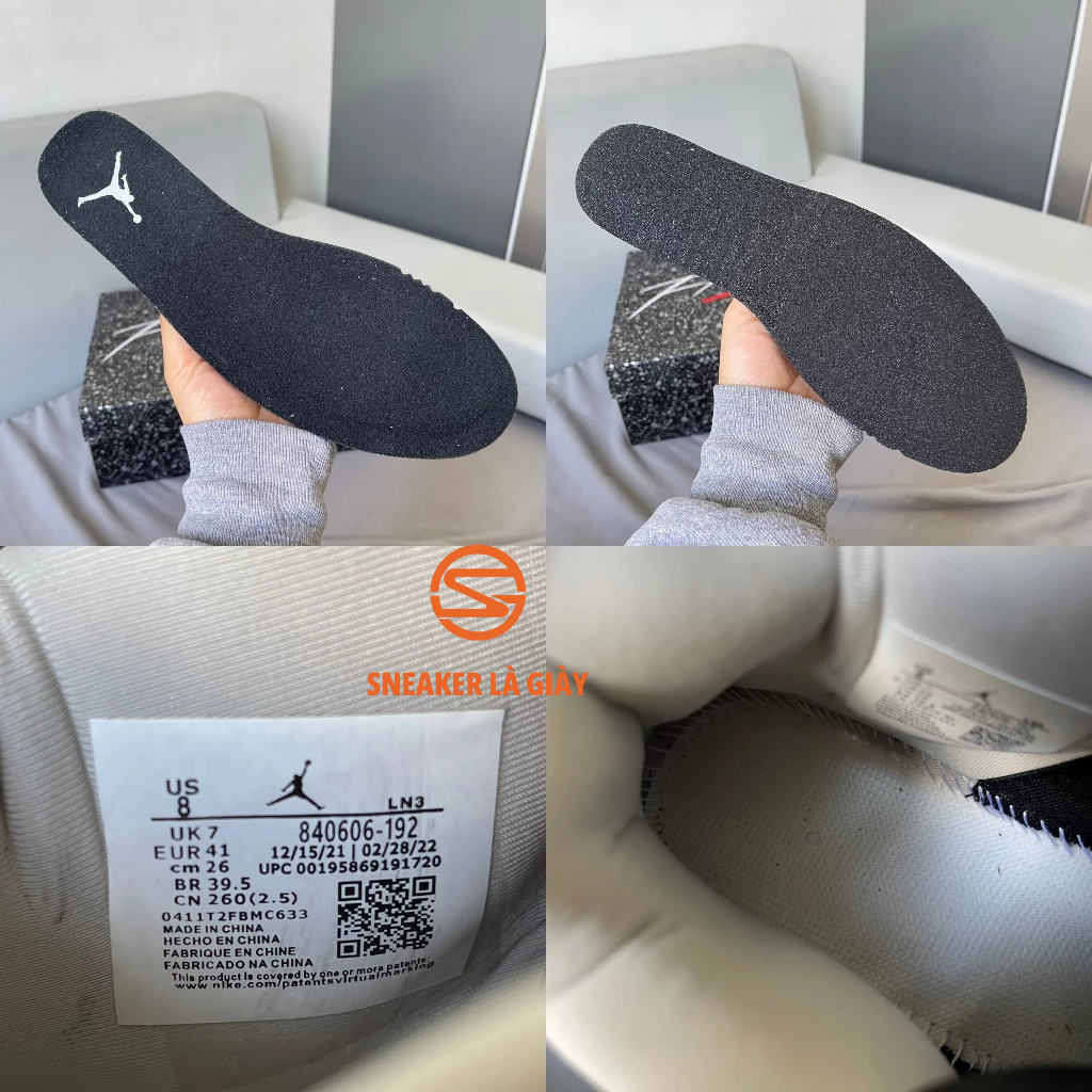 Giày Air Jordan 4 Military Black White  Bản đẹp - Fullbox kèm dây phụ