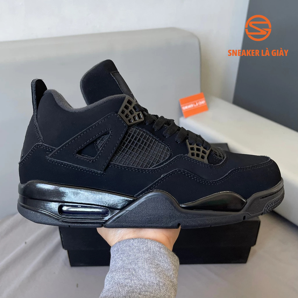 Giày Air Jordan 4 Retro 'Black Cat' 2020 CU1110-010 - BẢN CAO CẤP BOX NẮP