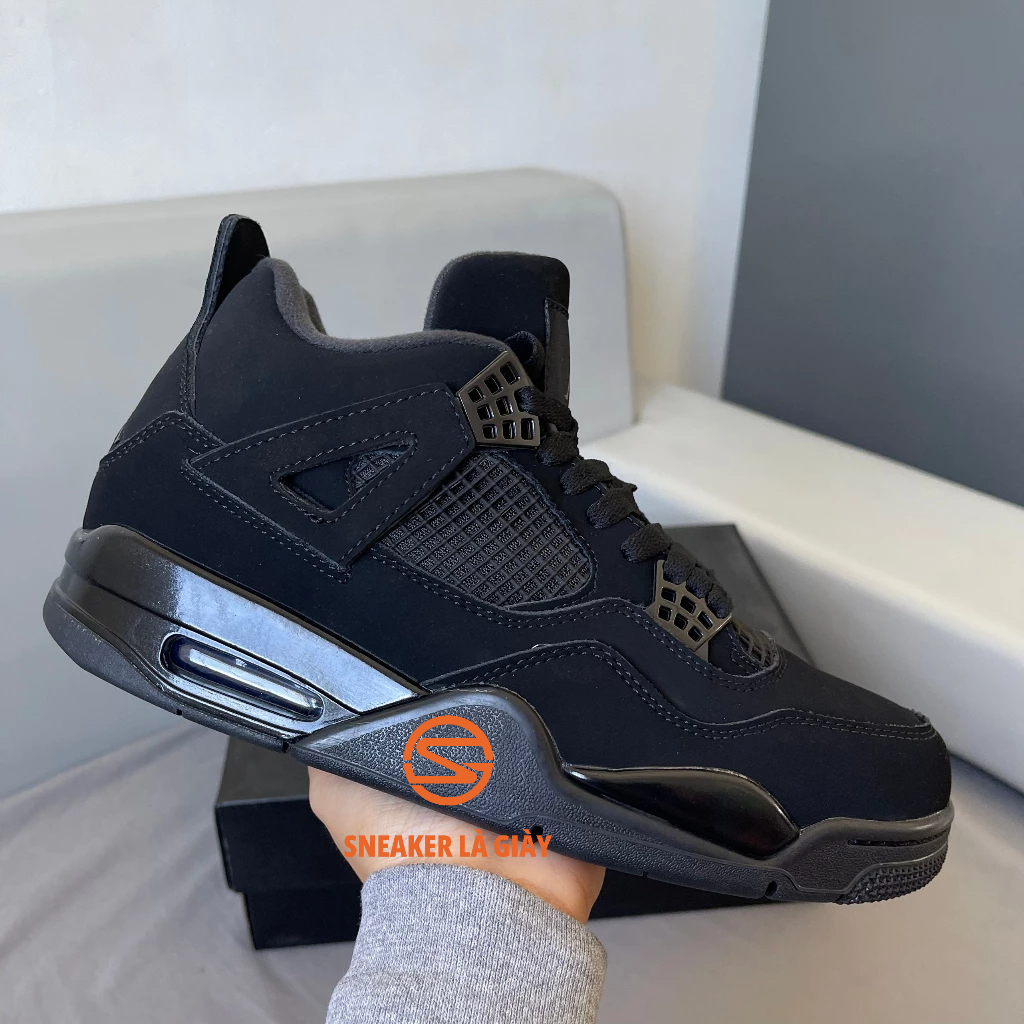 Giày Air Jordan 4 Retro 'Black Cat' 2020 CU1110-010 - BẢN CAO CẤP BOX NẮP
