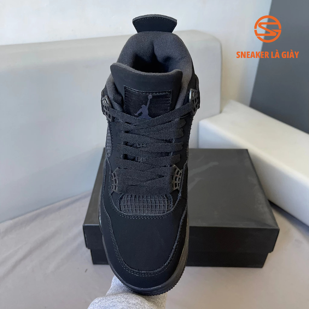 Giày Air Jordan 4 Retro 'Black Cat' 2020 CU1110-010 - BẢN CAO CẤP BOX NẮP