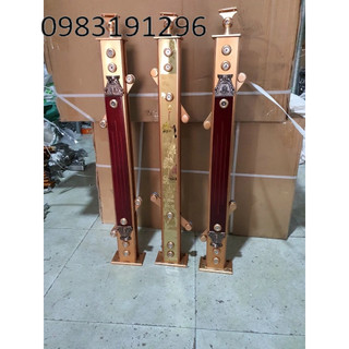 Trụ hợp kim cầu thang kính đẹp