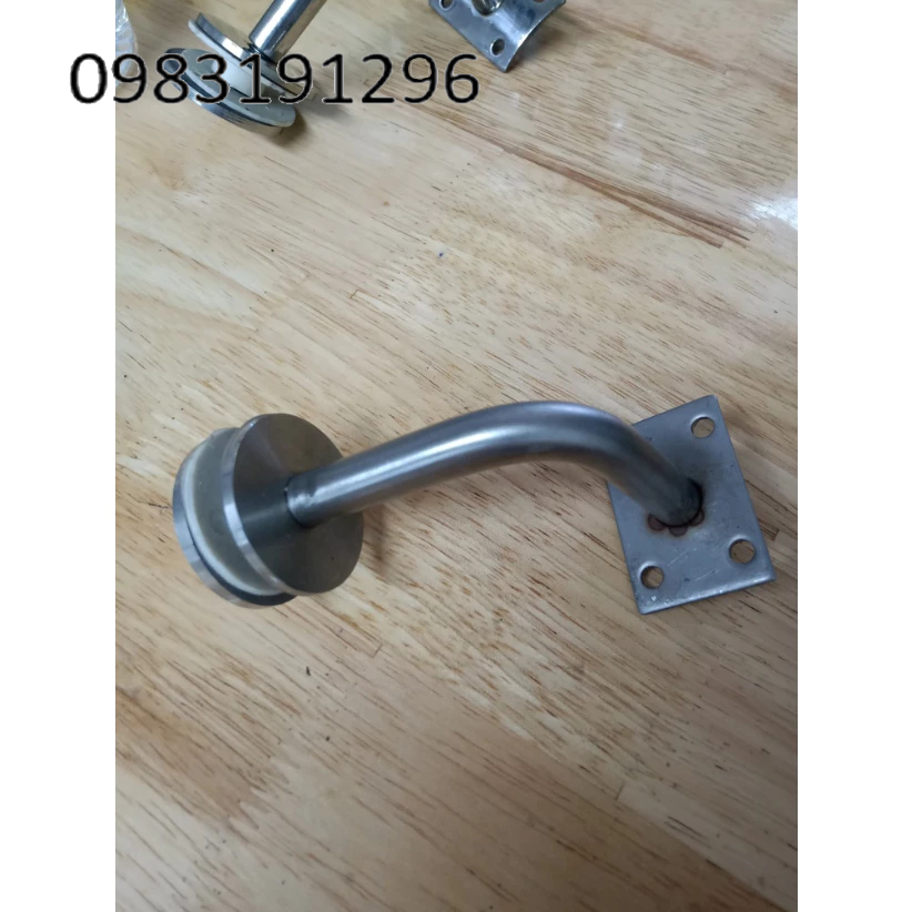 TAY J BẮT KÍNH/Tay đỡ tay vịn cầu thang lan can/tay bắt kính vào tay vịn