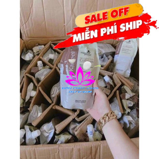 Ủ tóc kareseell , kem hấp - ủ - xả phục hồi tóc bưởi grapefruit siêu mềm mượt dạng túi 500ml