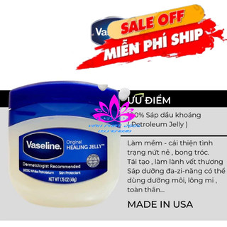 ❤Hàng Chuẩn1000%❤ Sáp Dưỡng Chống Nẻ Vaseline Healing Jelly 49g