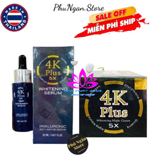 (Chuẩn Thái)Serum 4k plus và kem 4k plus Thái Lan