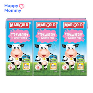 [Set 4 lốc] Sữa tươi Marigold (lốc 3 hộp x 200ml)