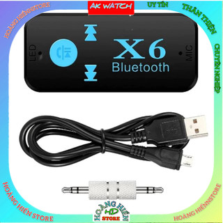 Đầu thu Bluetooth X6 hỗ trợ thẻ nhớ có thể dùng làm máy nghe nhạc