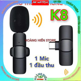 Micro thu âm không dây K8 cho các dòng điện thoại