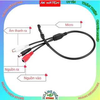 Micro thu âm cho camera Analog đầu ghi