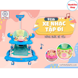 Xe nhạc tập đi cho bé chính hãng nhựa Việt Nhật( xe tròn)