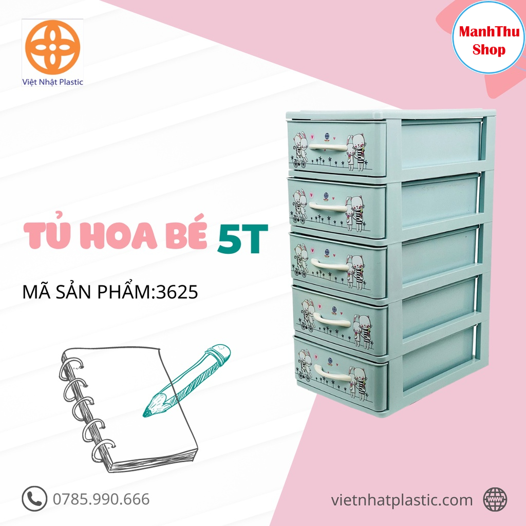 Tủ Hoa Bé Nhựa Việt Nhật