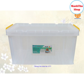 Thùng chữ nhật đại 5373 Nhựa Việt Nhật(100l)