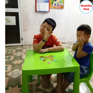 Bộ Bàn ghế trẻ em Nhựa Việt Nhật (1 bàn + 2 ghế)