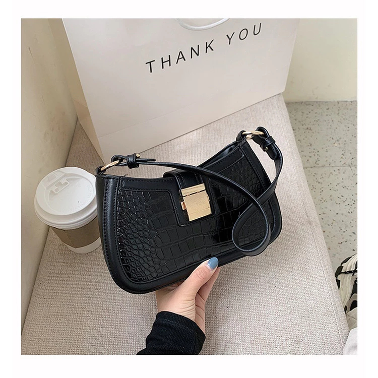 Túi xách nữ kẹp nách nữ đẹp đeo vai thời trang công sở da pu vân cá sấu cao cấp giá rẻ MÃ-023