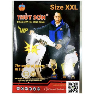 bộ áo mưa 2 lớp thuỷ sơn A61