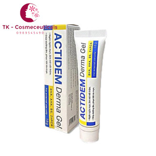 Gel giảm mụn actidem derma gel ngăn ngừa mụn, dưỡng ẩm da - 18g