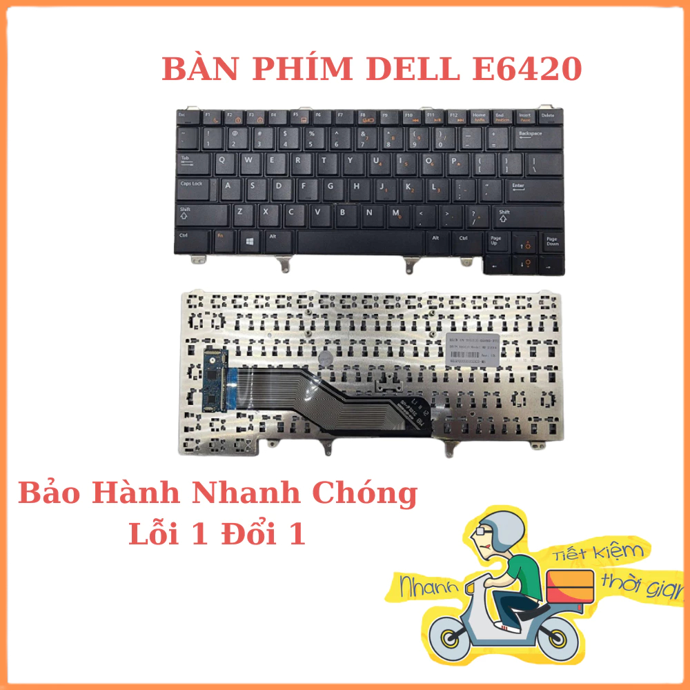 Bàn Phím Laptop DELL Latitude E5420 E5430 E6220 E6230 E6320 E6330 E6420 E6430 E6440 XT3 Hàng New Bảo Hành Lôi 1 Đổi 1