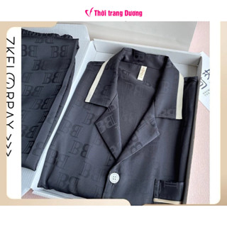 [MỚI] Bộ pyjama nam mặc nhà lụa ngắn tay/ dài tay quần dài vải lụa satin mềm mại, thoáng mát GS1090 - Thời Trang Dương