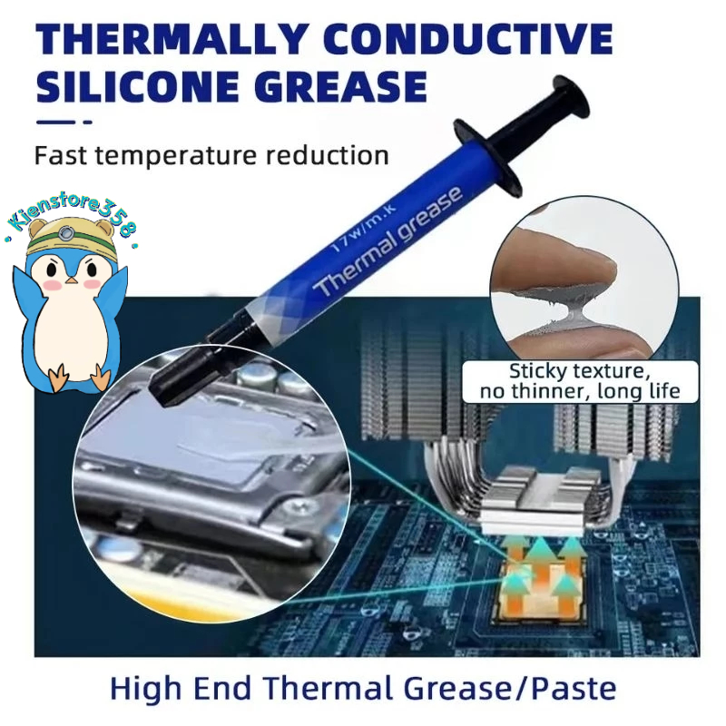 Keo tản nhiệt CPU máy tính LK17  2gram .kienstore358