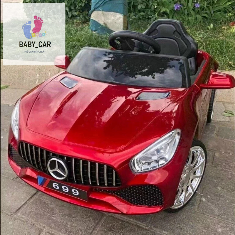 Ô tô điện trẻ em MERCEDES 699 tự lái và điều khiển xa cho bé 1-4 Tuổi