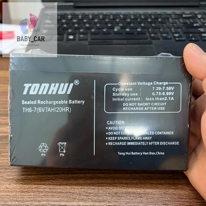 Ắc Quy Điện KONITA/TONHUI 6V4.5A - 6V7A - 12V8A - 12V12A Dành Cho Xe Điện, Xe Đồ Chơi, Quạt Sạc, Quạt Tích Điện