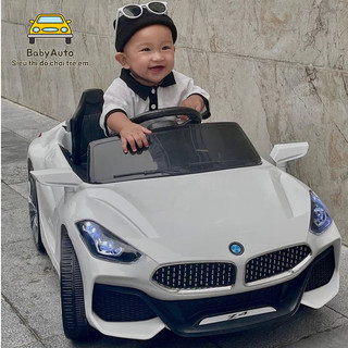 [Freeship Hà Nội] Ô Tô Điện BMW Z4 Cho Bé 1-6 Tuổi, Nâng Cấp BlueTooth Điều Khiển Qua App Điện Thoại, Tải Trọng 40KG