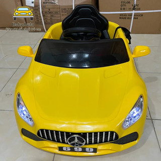 [Freeship Hà Nội] Ô Tô Điện MERCEDES 699 Tự Lái Và Điều Khiển Từ Xa Cho Bé 1-4 Tuổi