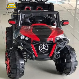 [Freeship Hà Nội] Ô Tô Điện Địa Hình MERCEDES LB 688  2 Chỗ 4 Động Cơ Có Bluetooth, Điều Khiển Qua APP