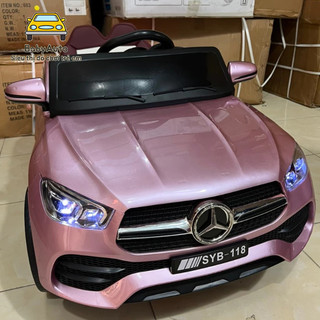 [Bản Cao Cấp] Ô tô điện MERCEDES SYB 118 ghế nệm da sơn bóng 2 động cơ (Đỏ-Xanh Dương-Hồng)