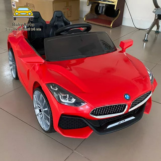 [Freeship Hà Nội] Ô Tô Điện BMW Z4 Cho Bé 1-6 Tuổi, Nâng Cấp BlueTooth Điều Khiển Qua App Điện Thoại (Đỏ-Trắng-Cam)