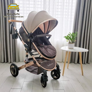 [Freeship Hà Nội] Xe đẩy nôi cho bé BELECOO PM-0292 3 tư thế 4 bánh cao su và 511 2 chiều 3 tư thế