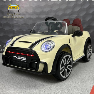[Freeship Hà Nội] Ô Tô Điện Mini Cooper SMT 5688 2 Động Cơ Kết Nối BlueTooth Tốc Độ Cao (Đỏ-Hồng-Be)