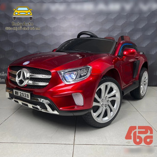 [Bản Cao Cấp] Ô Tô Điện MERCEDES KP 2028 Bánh Cao Su, Ghế Nệm Da, Kết Nối Bluetooth Tốc Độ Cao (Đỏ-Đỏ Đô-Trắng)