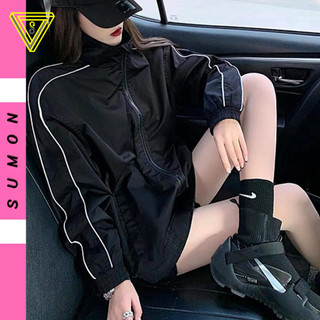 Áo Khoác Dù CHẠY SỌC TAY Unisex Nam Nữ Chất Dù 2 Lớp Mát, Áo Khoác Bomber Cổ Đứng Kiểu Trơn Form Rộng Thời Trang Ulzzang