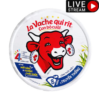 Phô mai con bò cười hộp 8 miếng 112g
