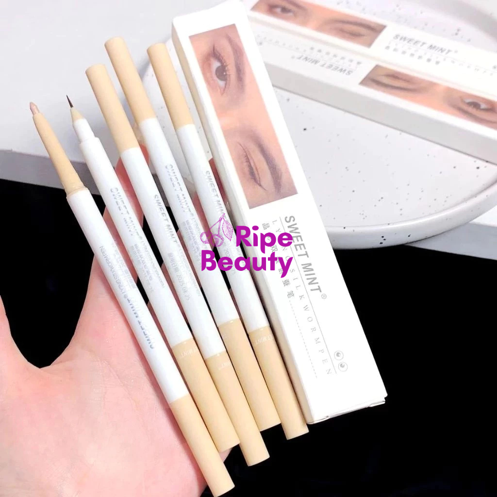 Bút Kẻ Bọng Mắt 2 Đầu Sweet Mint Vẽ Nhũ Mắt Bắt Sáng Hightlight Siêu Tự Nhiên