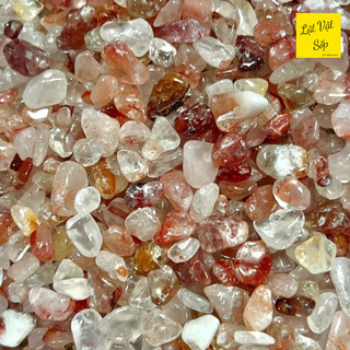100g Vụn đá Fire Quartz - Thạch anh lửa tự nhiên