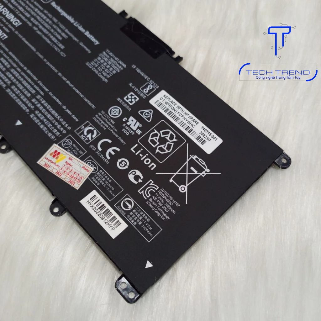 Pin Laptop Hp Pavilion 15-CS0102TX - HT03XL TF03XL 15-DA0012DX 15-DA 15-CS TF03XL, HT03XL