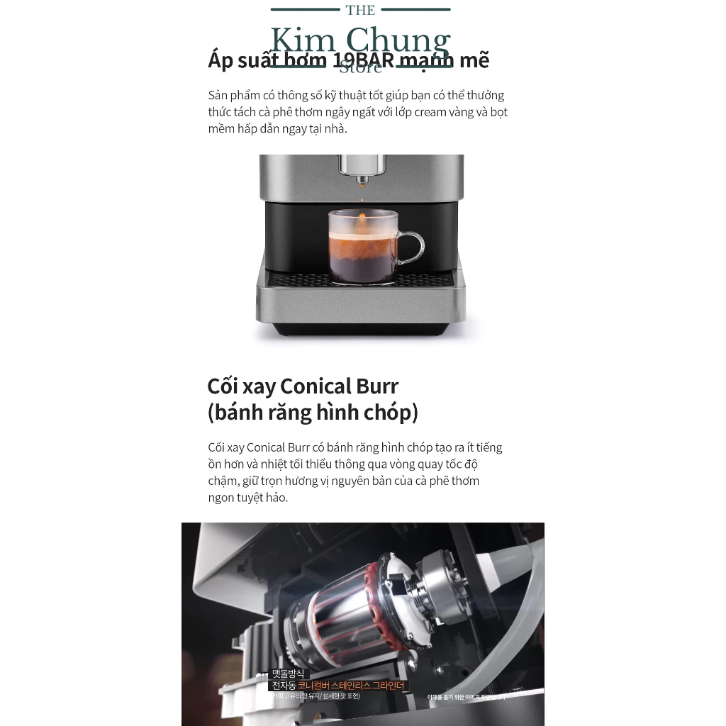 Máy pha cà phê LocknLock EJC636  - Hàng chính hãng