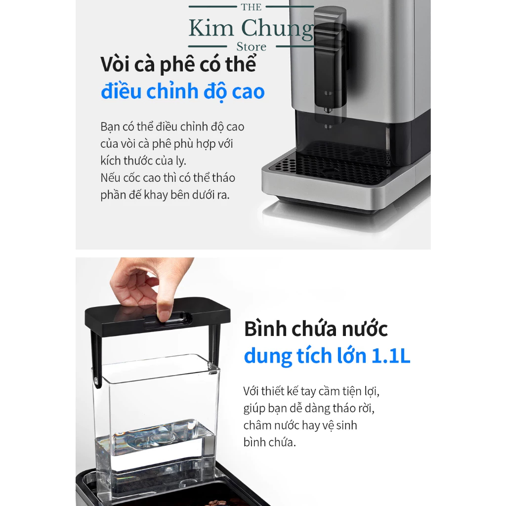 Máy pha cà phê LocknLock EJC636  - Hàng chính hãng