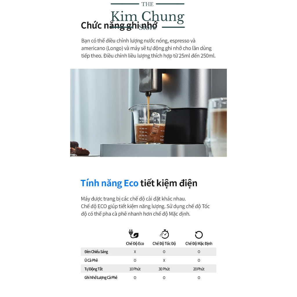 Máy pha cà phê LocknLock EJC636  - Hàng chính hãng