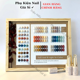  Sét sơn gel 40 màu tông xanh aivennhuy tặng kèm bảng màu 