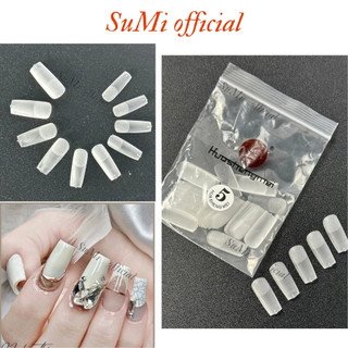 Móng úp hsm vuông nhám trong lẻ size, mong úp lẻ size