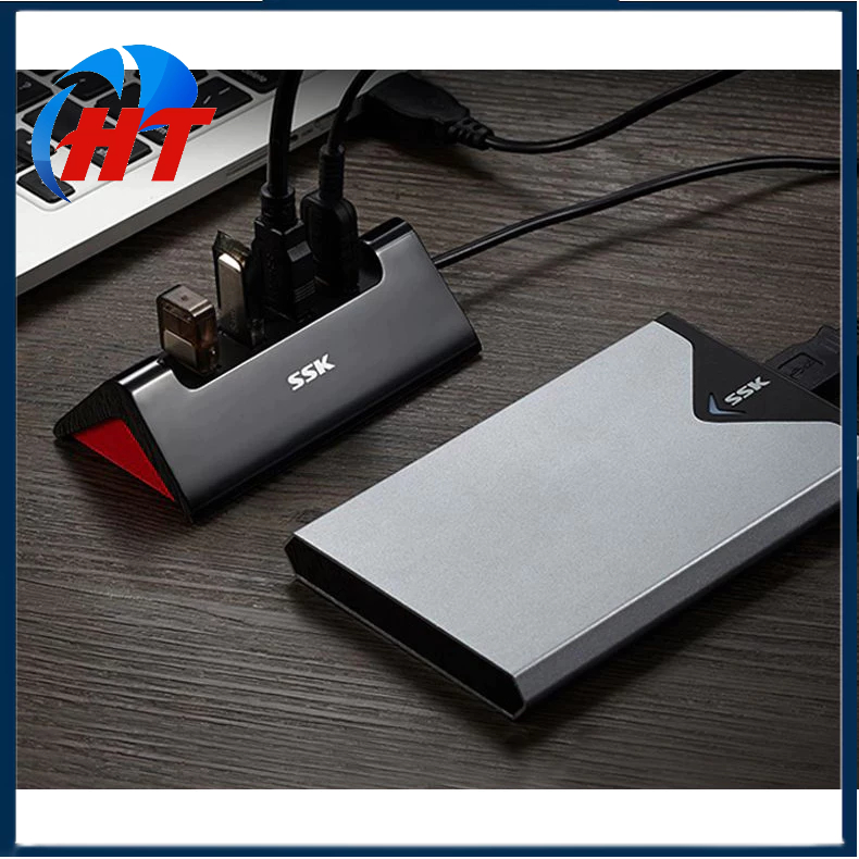 Hub Chia Cổng USB 3.0 Từ 1 Ra 4 SSK SHU835 TIỆN LỢI-HT