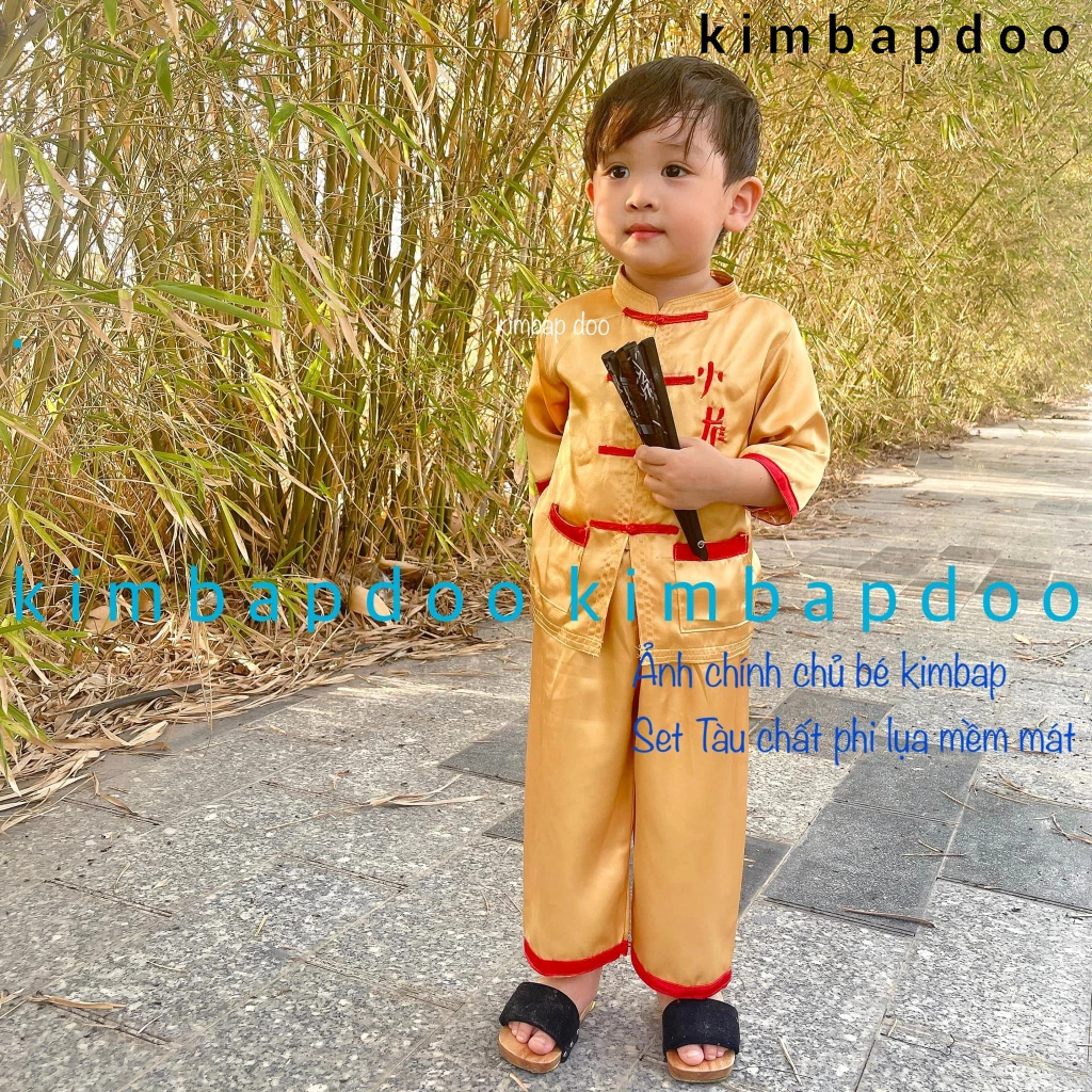 Bộ đồ Tàu cho bé, bộ đồ Trung Hoa cho bé trai đi chơi, đi học, đi lễ chùa, chơi tết, chơi trung thu