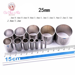 Bộ khuôn cắt đất sét hình tròn mini (12 chi tiết)