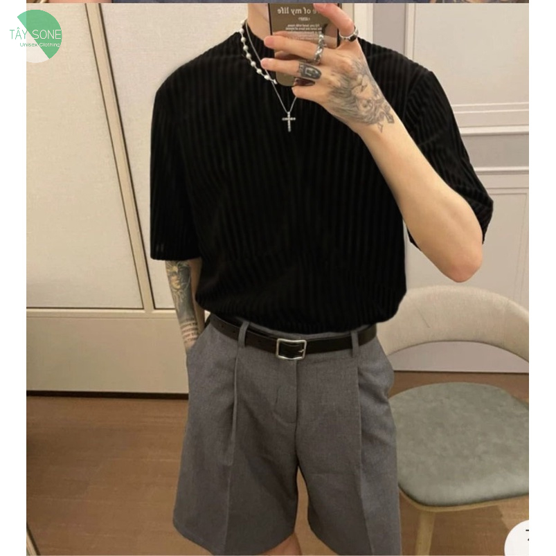 Áo thun Cổ cao unisex TIP |TAYSONE|