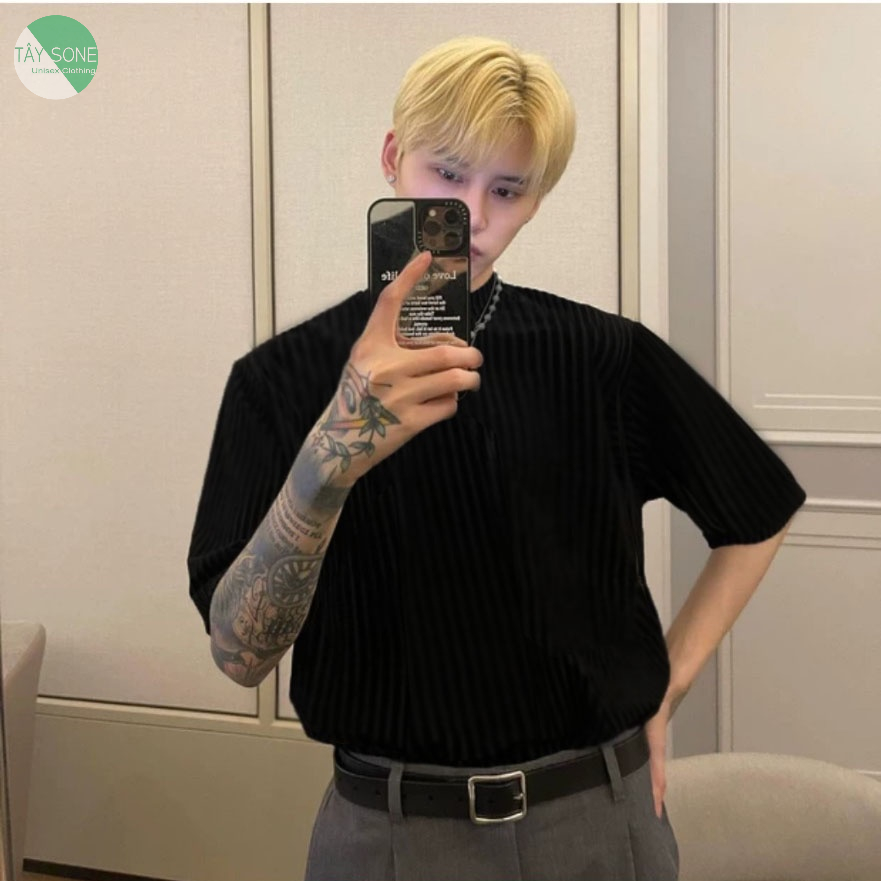 Áo thun Cổ cao unisex TIP |TAYSONE|