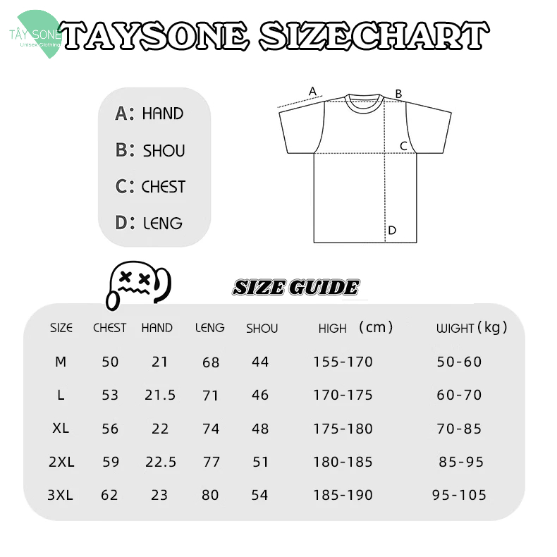 Áo thun Cổ cao ôm thêu CHIC Unisex |TAYSONE|